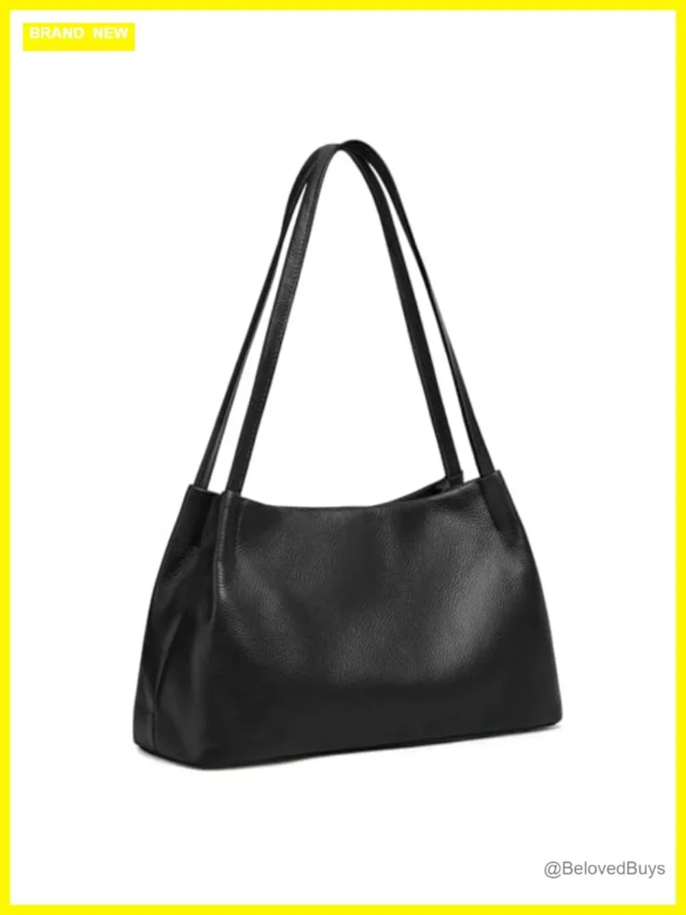 Genuine Leather Hobo Bag Soft Pebbled Cowhide Shoulder Purse Women